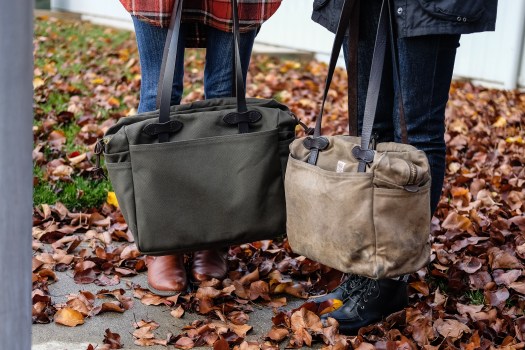 Filson Otter Green vs Tan Aging and Patina